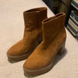 Sun & Stone Women’s Brown Boots Sueded Size 9